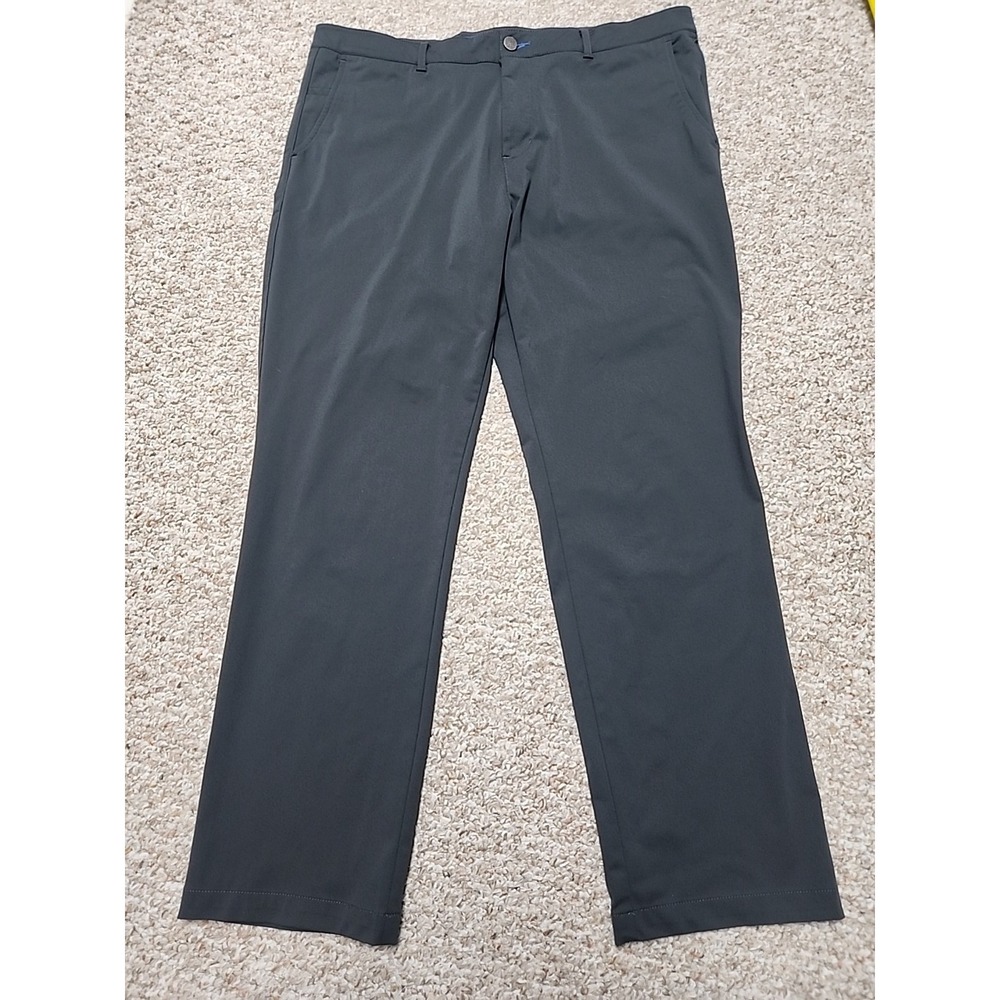 Twillory Pants Men 38x32 Charcoal Performance Fabric Chino Stretch 36x30 Actual